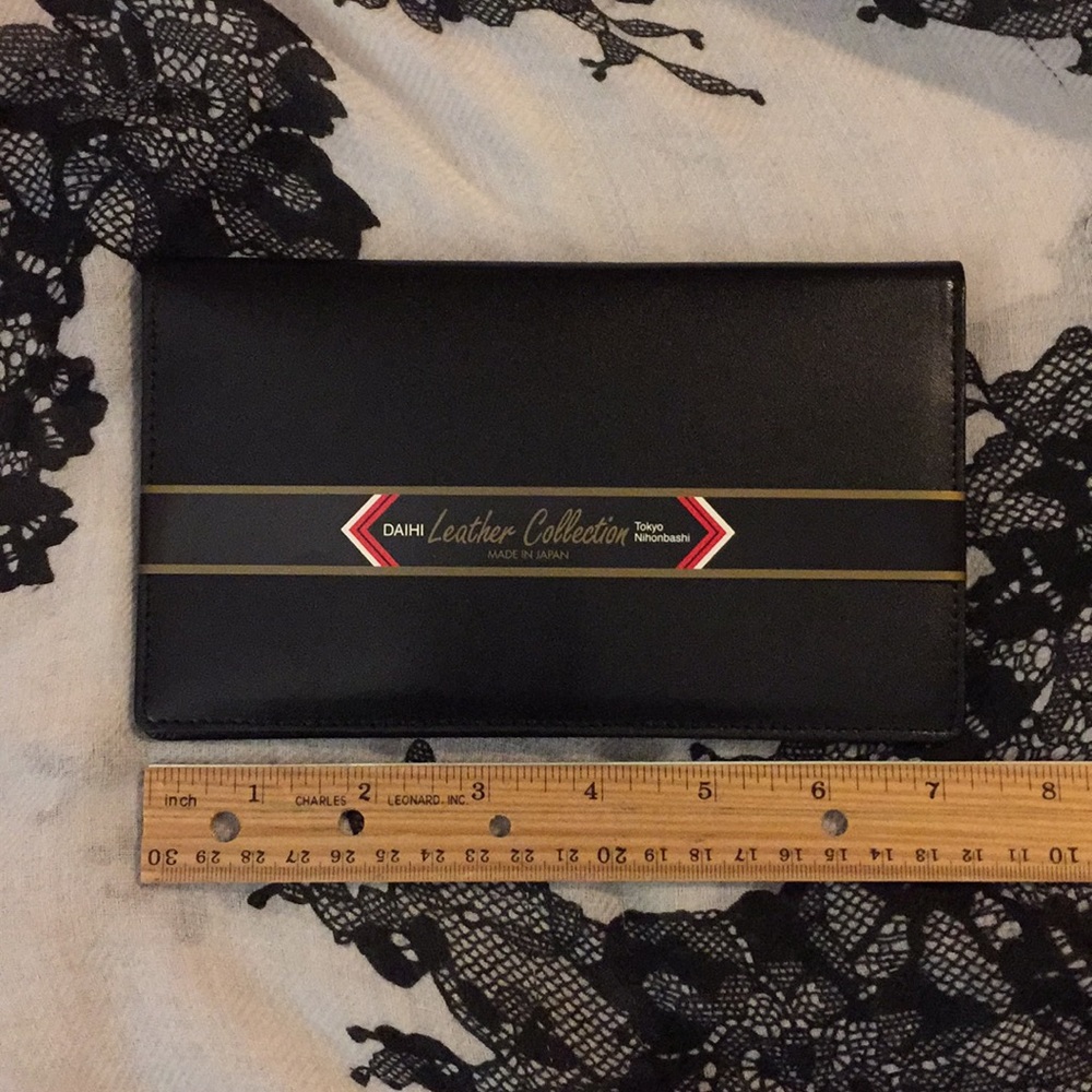 NWT genuine leather wallet made in Japan.